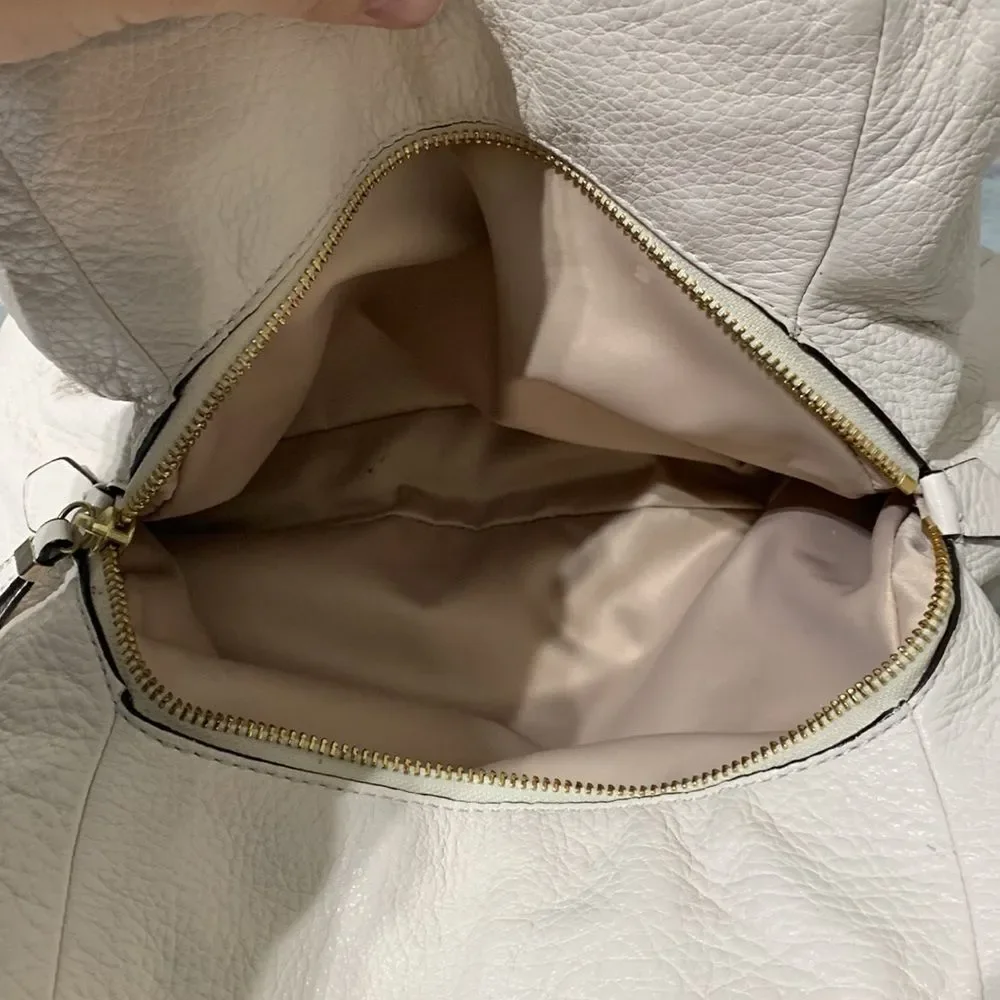 Coach‎ Madison Leather Phoebe Satchel Cream